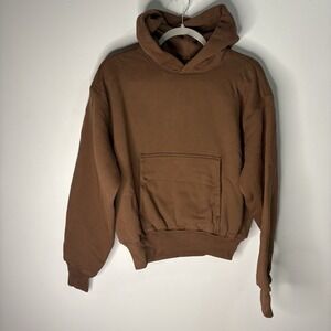 Yeezy x Gap Double Layered Adult Perfect Hoodie YZY Brown Size S NWOT